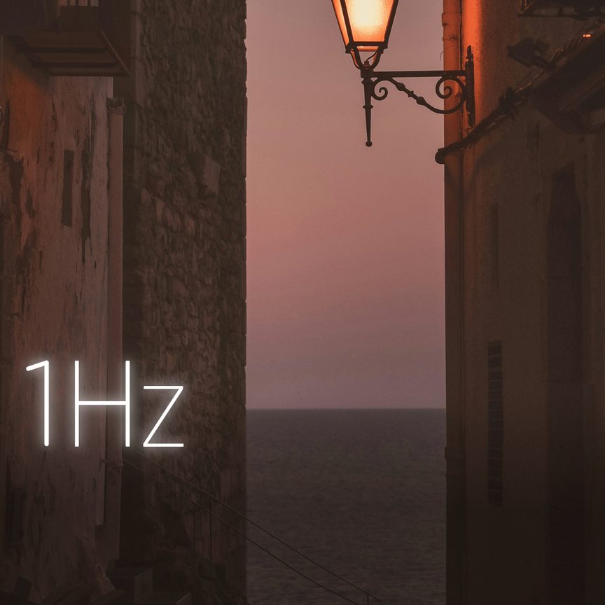 Lamp, Sea, Night
