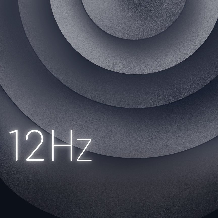 Pure 12Hz Alpha Waves