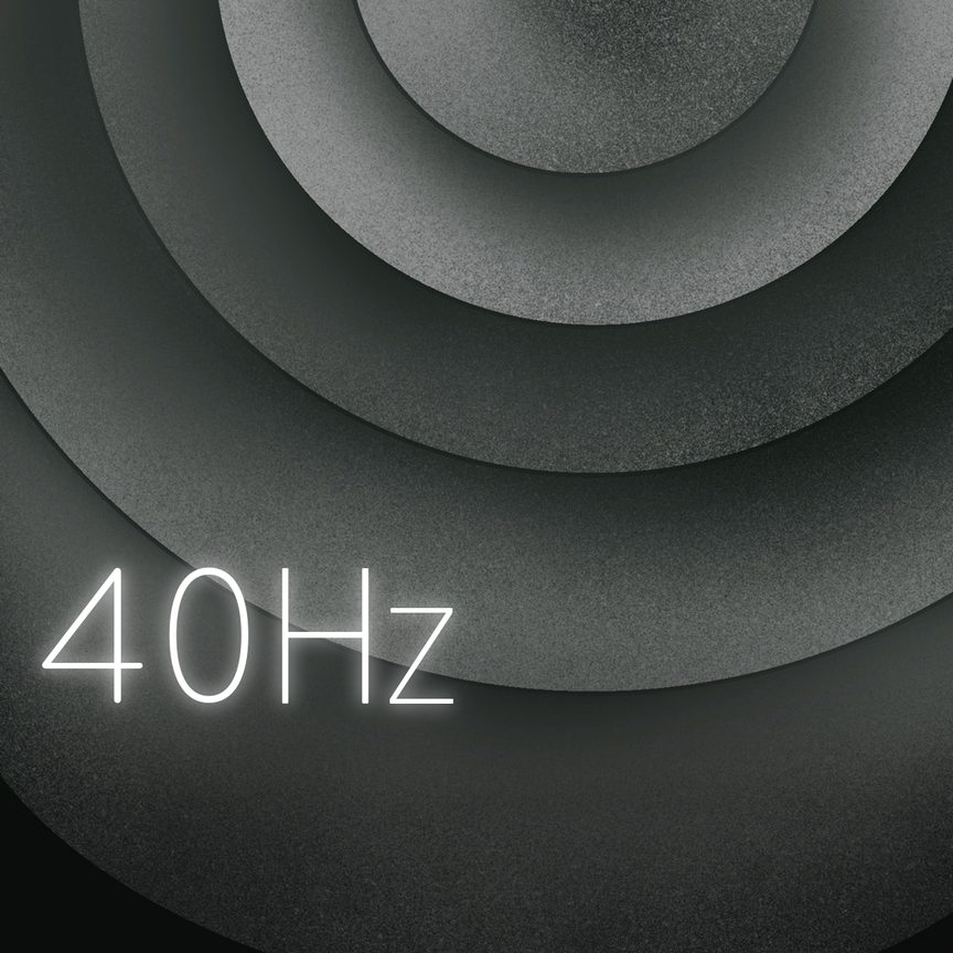 Pure 40Hz Gamma Waves