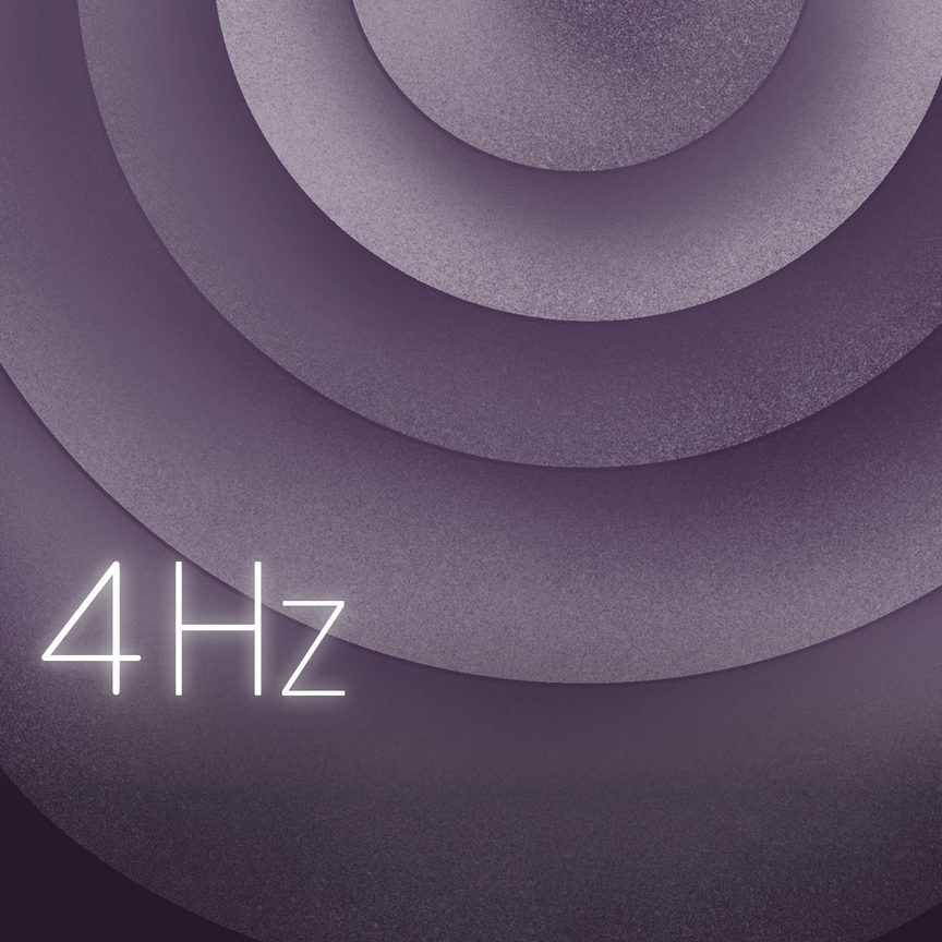Pure 4Hz Theta Waves